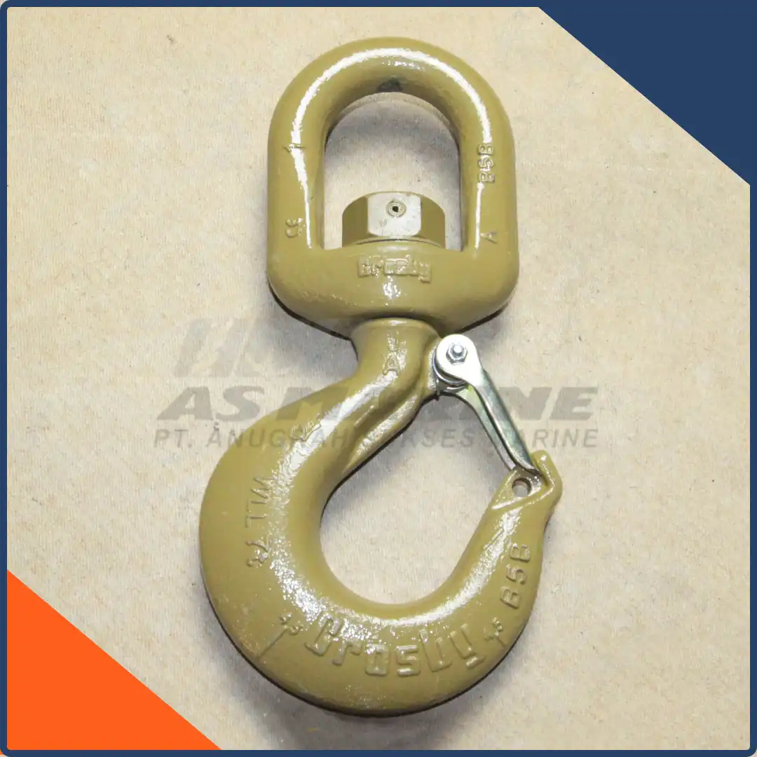 Crosby USA Swivel Hook / Kait / Gancu L322AN Alloy with Latch Kit 7 Ton